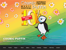 Tablet Screenshot of cosmicpuffin.org.uk